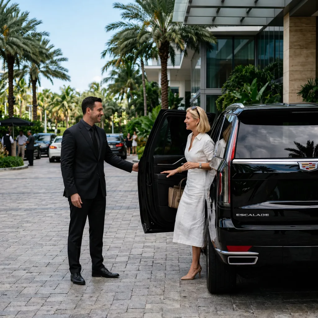 Professional Chauffeurs Miami international airport